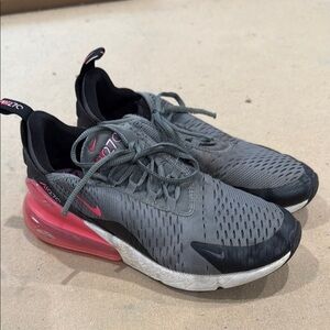 Nike Air Max 270 Black and Pink Sneakers